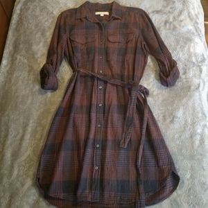 Ann Taylor LOFT Plaid Dress